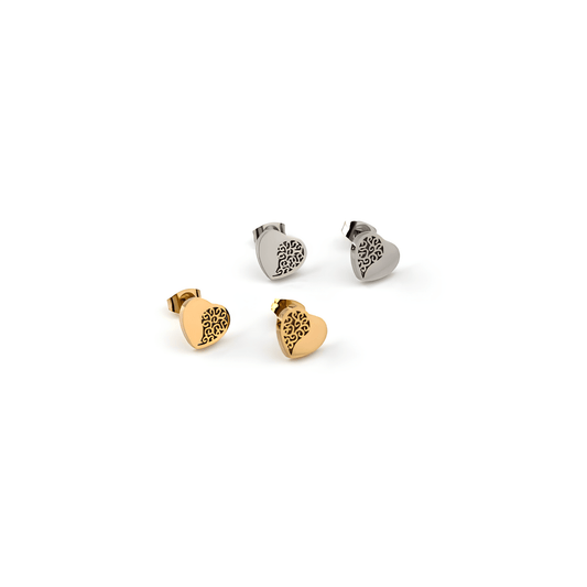 Mini Heart Earrings - Luxis Atelier