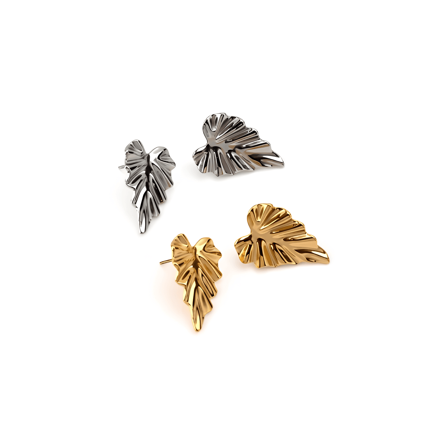 Leaf Earrings - Luxis Atelier